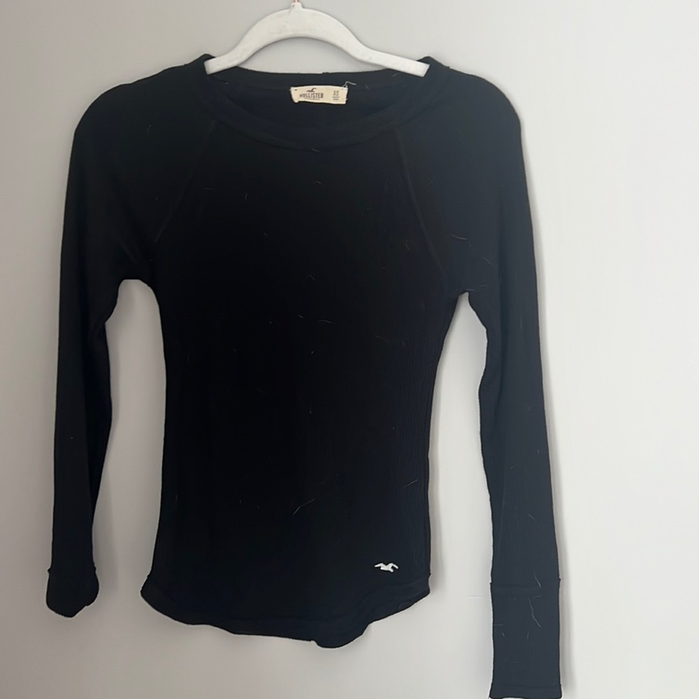 Waffle knit long sleeve